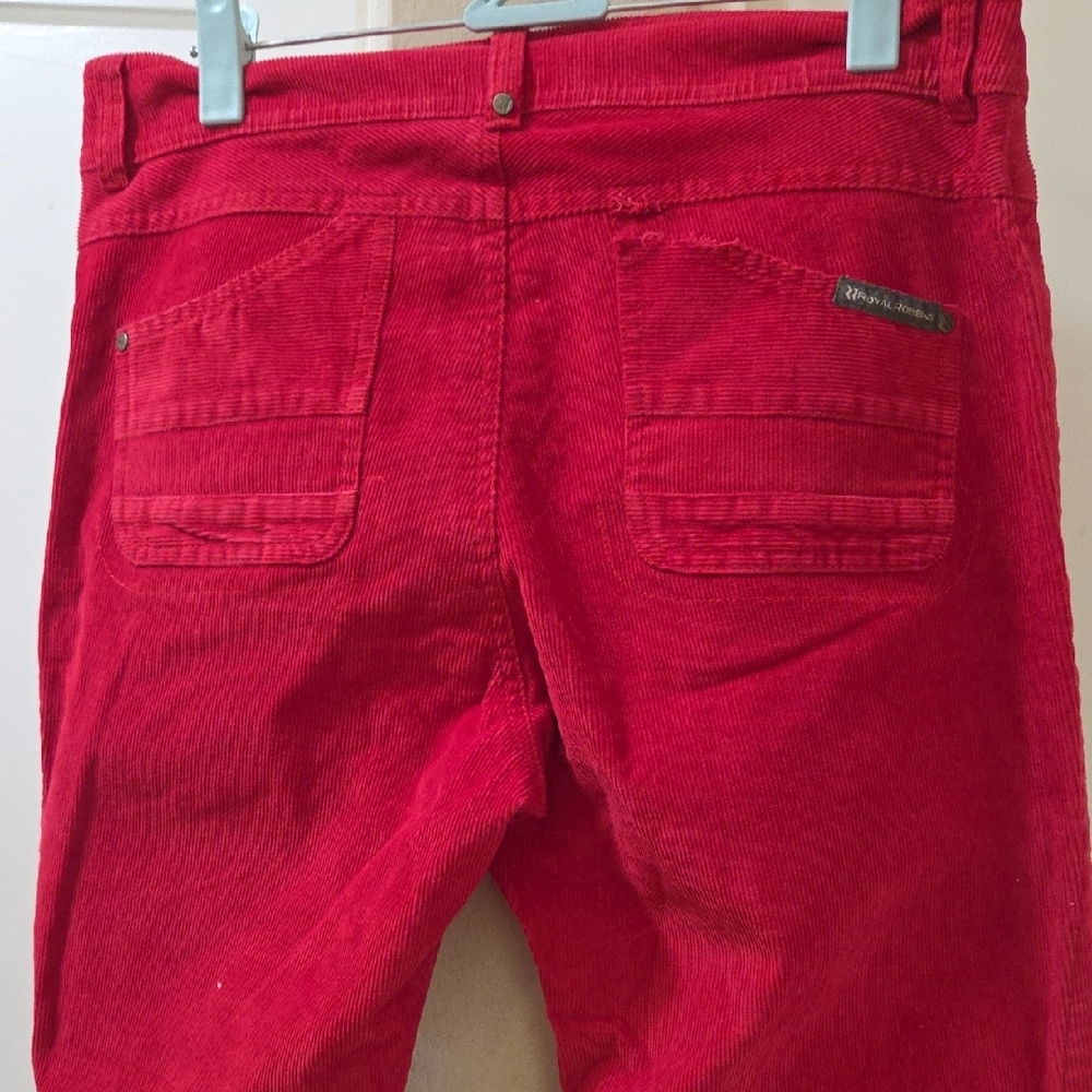 Royal Robbins Vibrant Red Corduroy Trousers - Picture 5 of 6